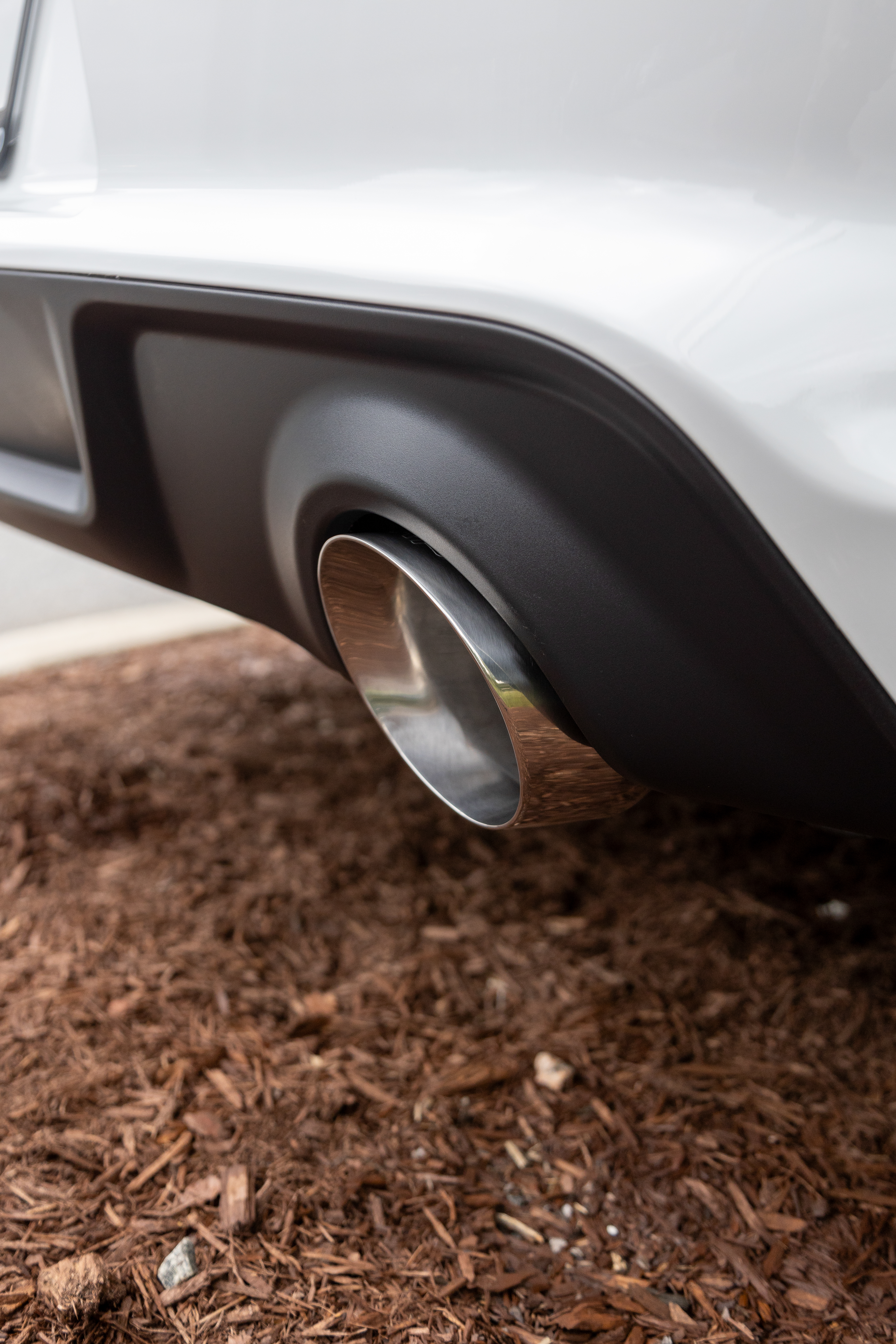 MBRP Exhaust 5in. OD, SEC 70 Inlet, 7.7in. In Length, Dual Wall, Angle Cut, Tip Pairs.